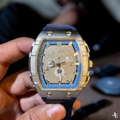 Luxury Skeleton Dial Mechanical Watch – Premium Transparent Wristwatch for Men